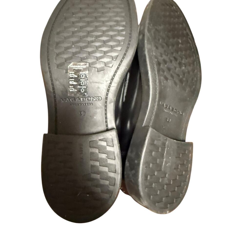 Vagabond Alex Moc Toe Black Leather Classic Office Penny Loafers Womens Size 8.5 - Picture 10 of 10